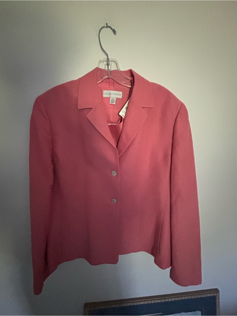 Casual Corner Rose Pink Women's Blazer Jacket